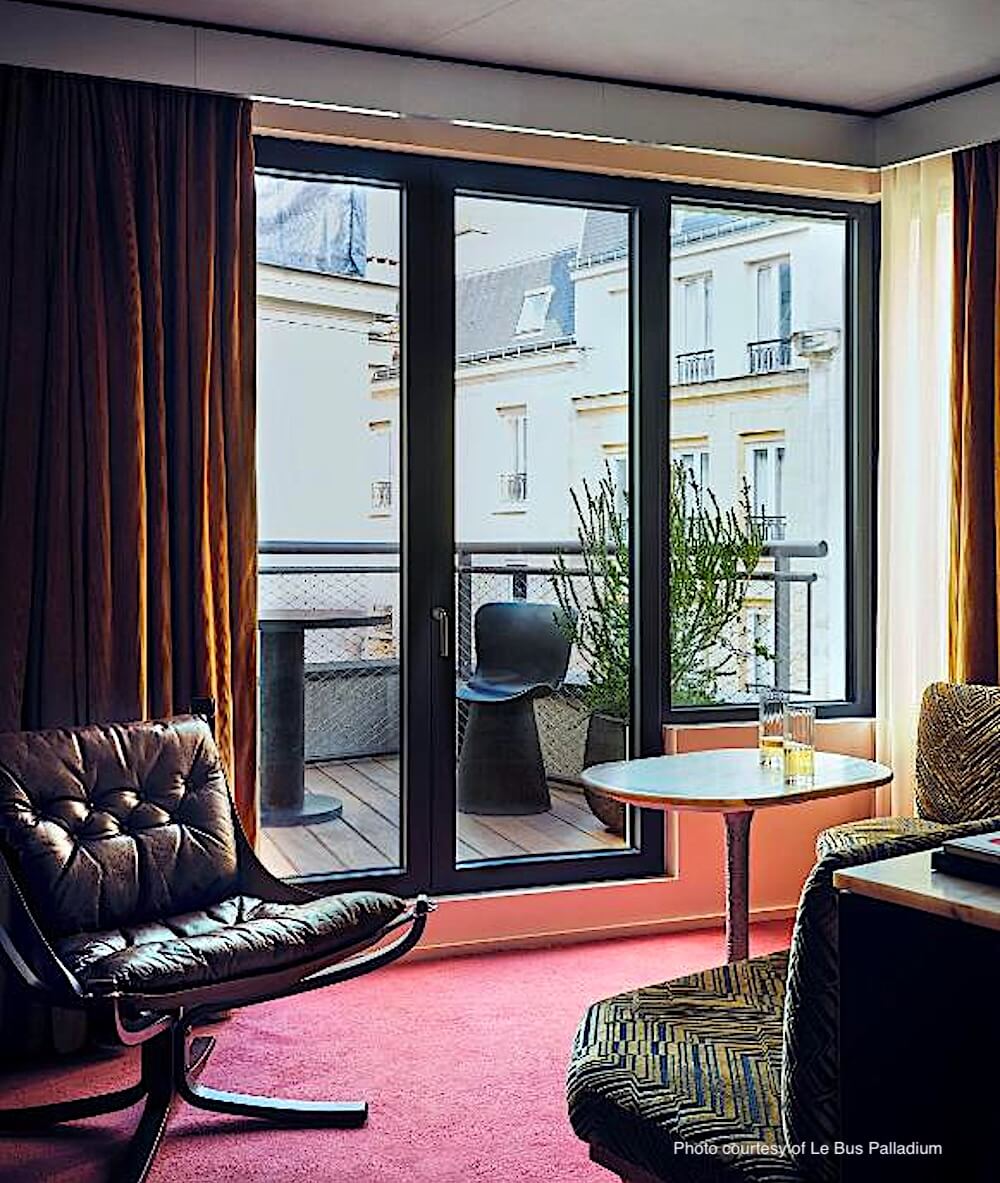 Junior suite with a balcony at Le Bus Palladium