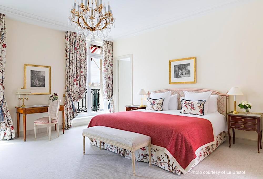 Part of a suite at Le Bristol  