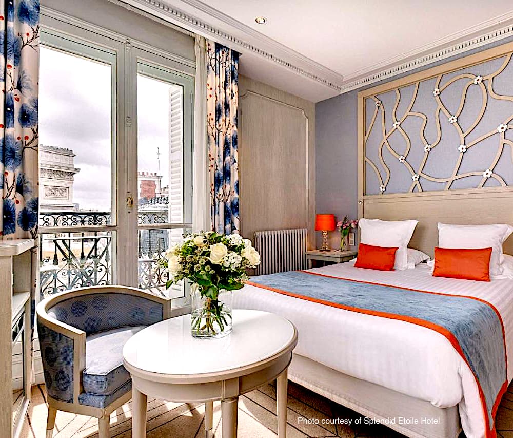 View from a guestroom at the Splendid Etoile Hotel View from a guestroom at the Splendid Etoile Hotel