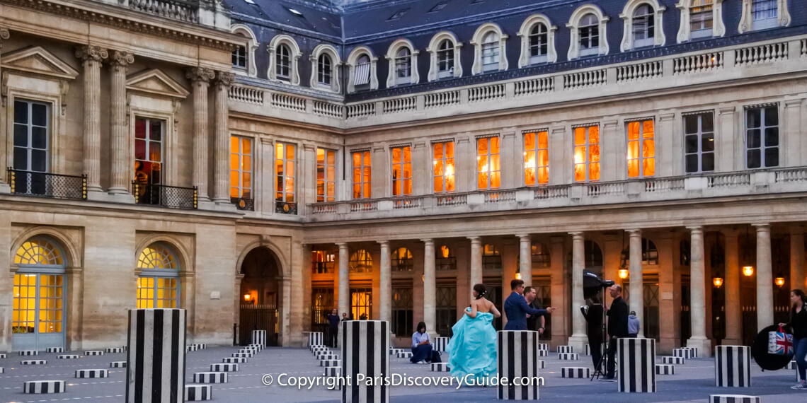 17th century Palais Royal in central Paris 17th century Palais Royal in central Paris