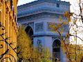 View of Arc de Triomphe from nearby hotel