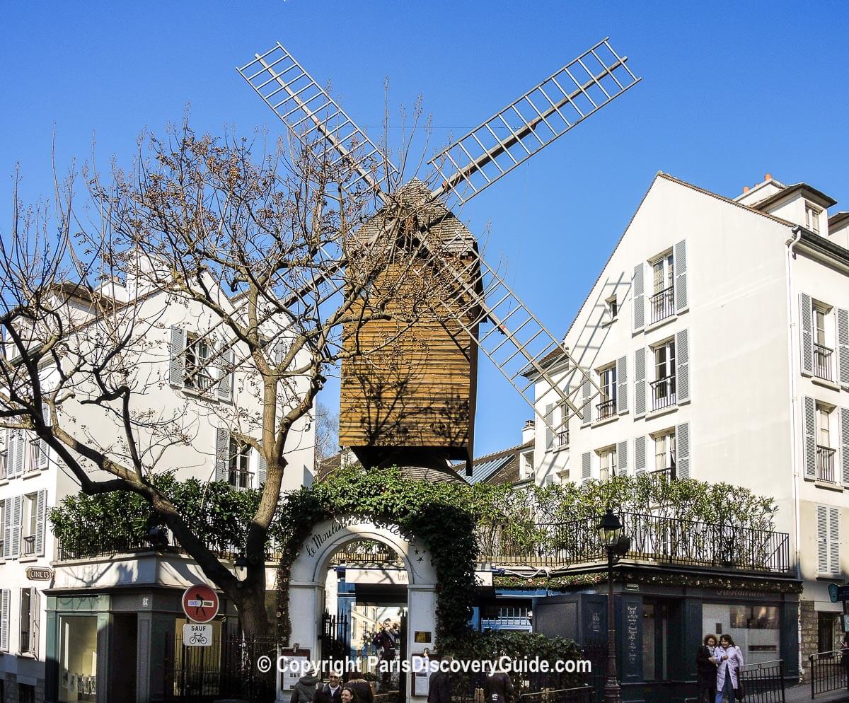 17th century Moulin Blute Fin, inspiration for Van Gogh's windmill series of paintings 17th century Moulin Blute Fin, inspiration for Van Gogh's windmill series of paintings