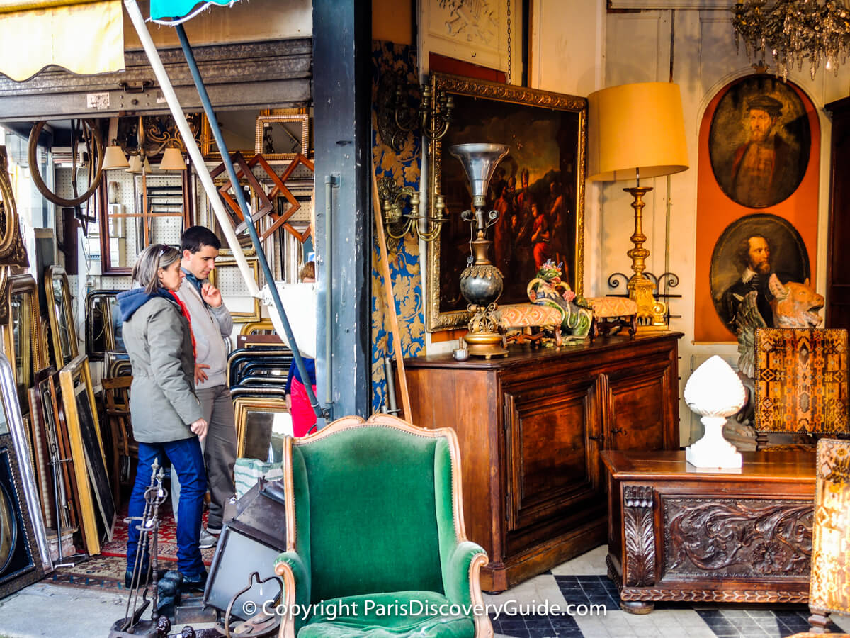 Treasures at Les Puces, the huge Paris flea market at Saint-Ouen