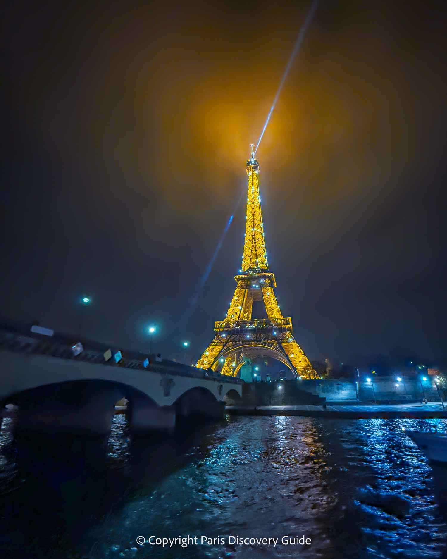 Eiffel Tower at night