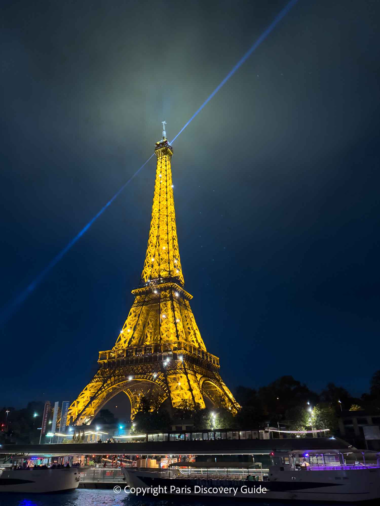 View from a Seine River dinner cruise