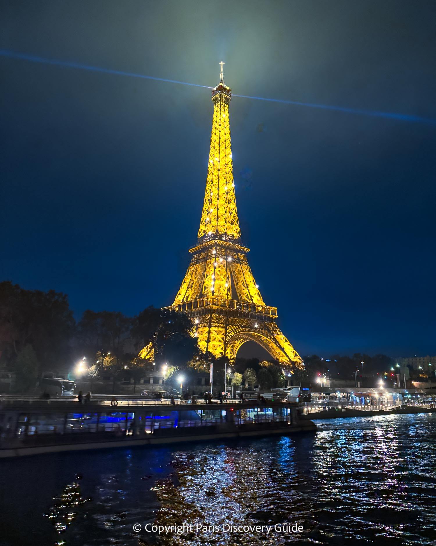 Seine River view at night