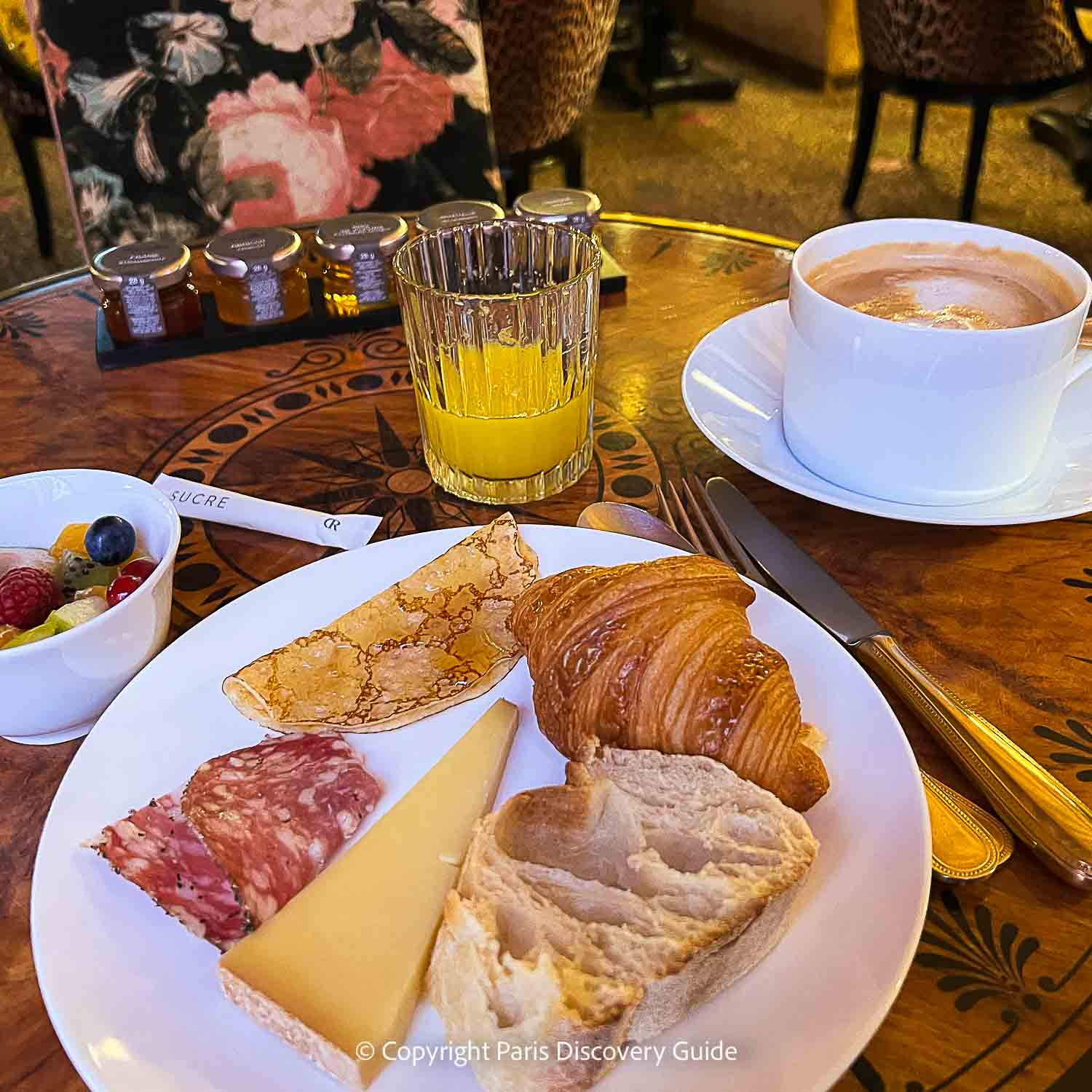 My breakfast at Hotel de Jobo 