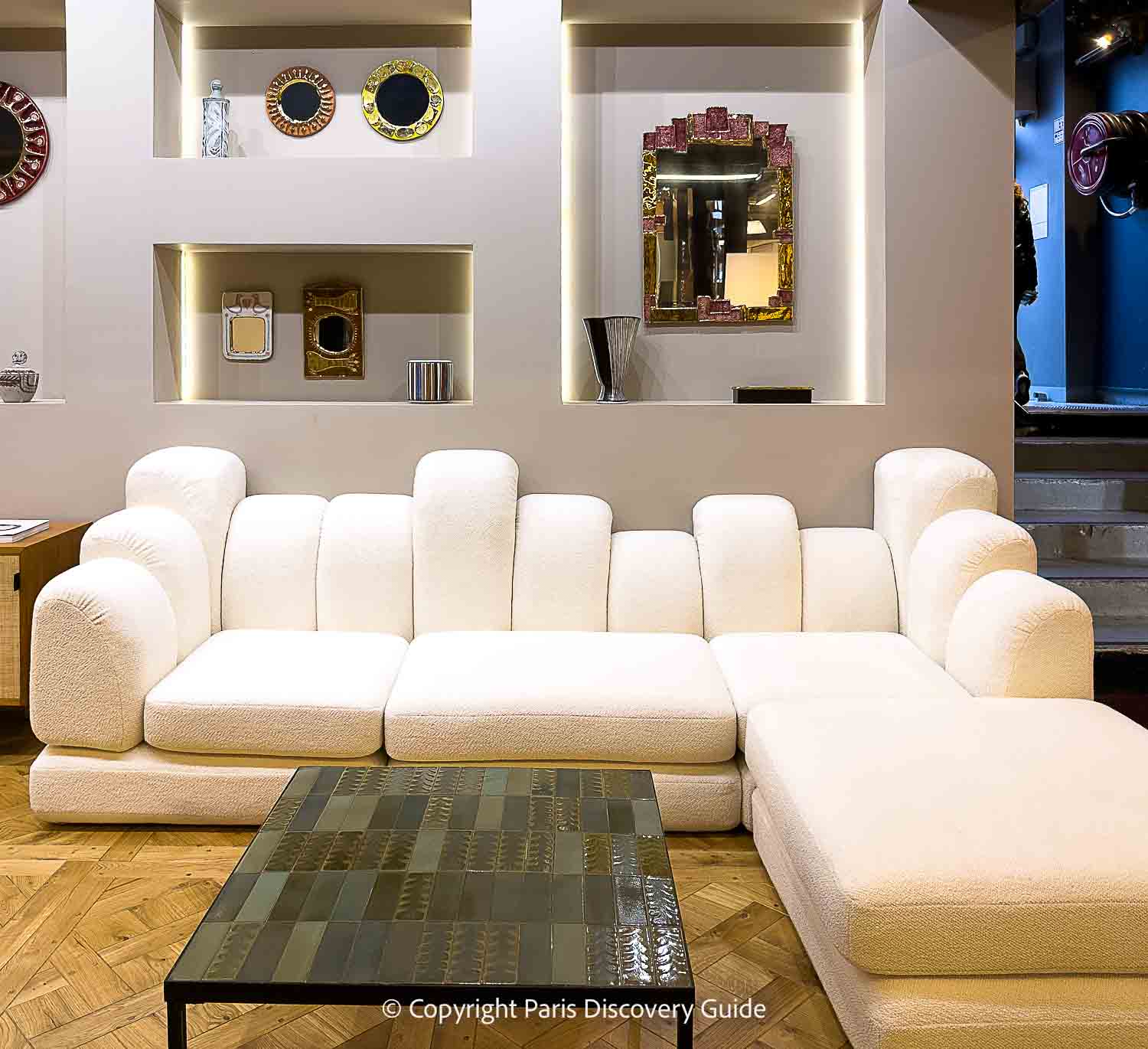 I'm almost certain that I saw this white sofa in pristine condition in a recent glossy design magazine