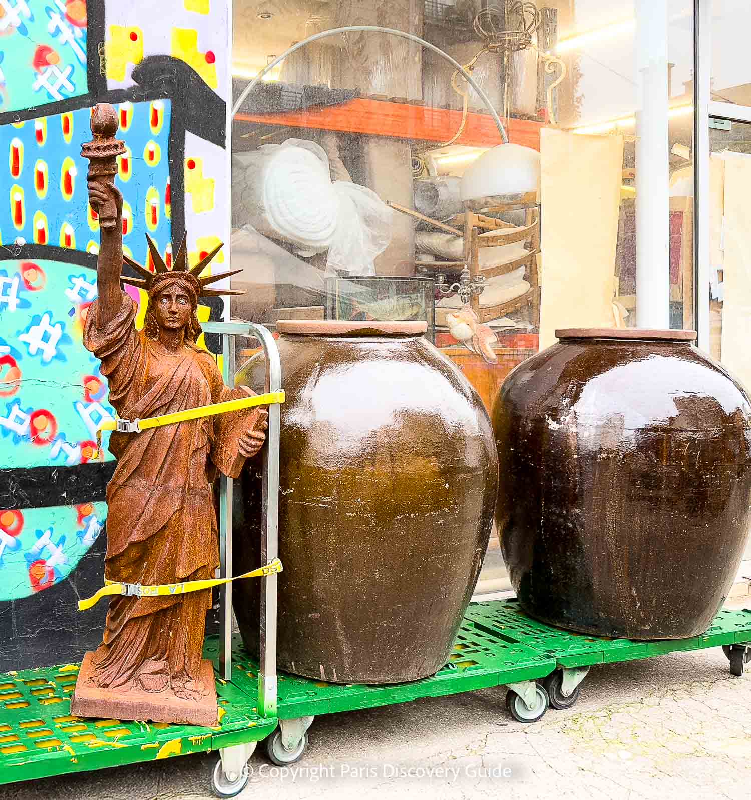 More to consider at Les Puces - is the Statue of Liberty the perfect souvenir?