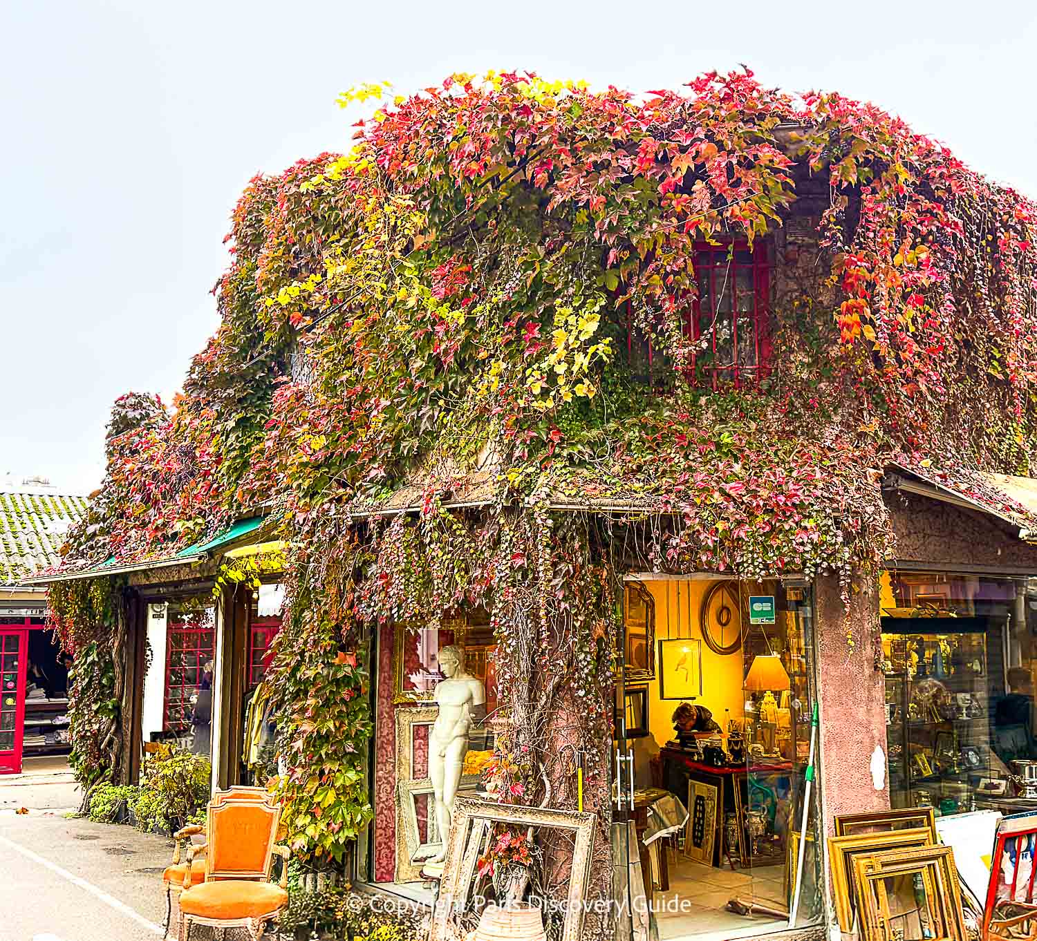 This must be one of the most picturesque shops at the Vernaison market