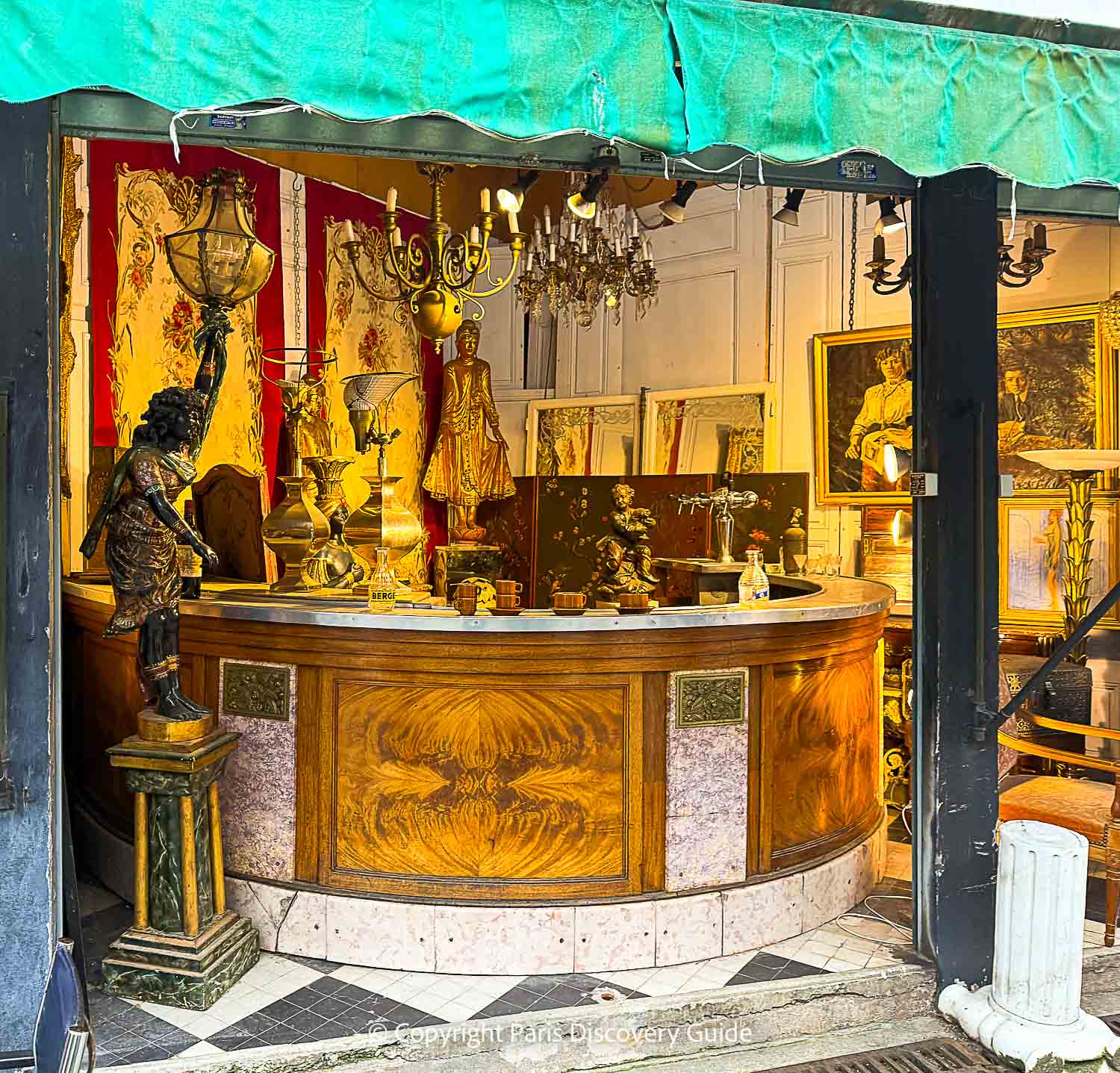 Want your own authentic zinc bar?  Buy this one, and the market will take care of the shipping 