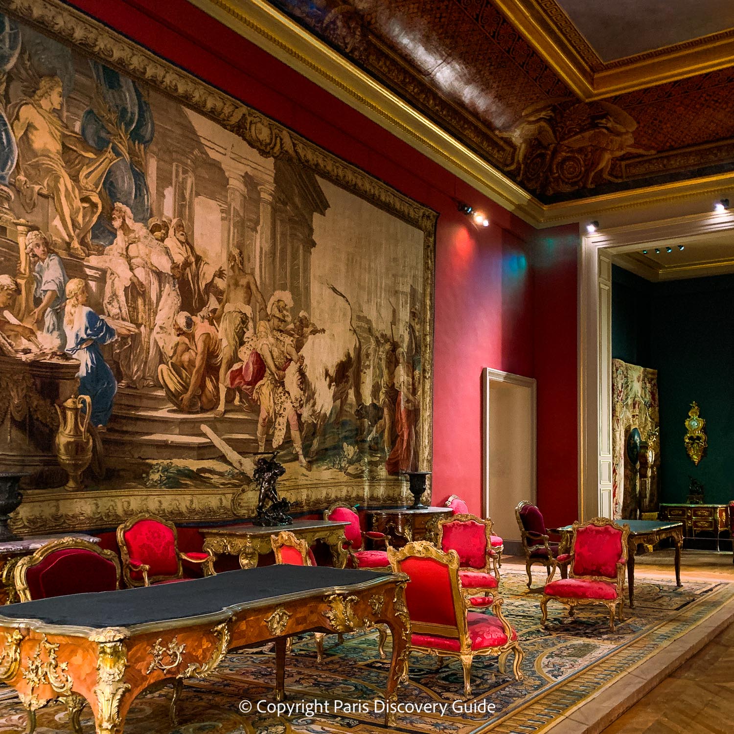 Louis XIV room in the Louvre