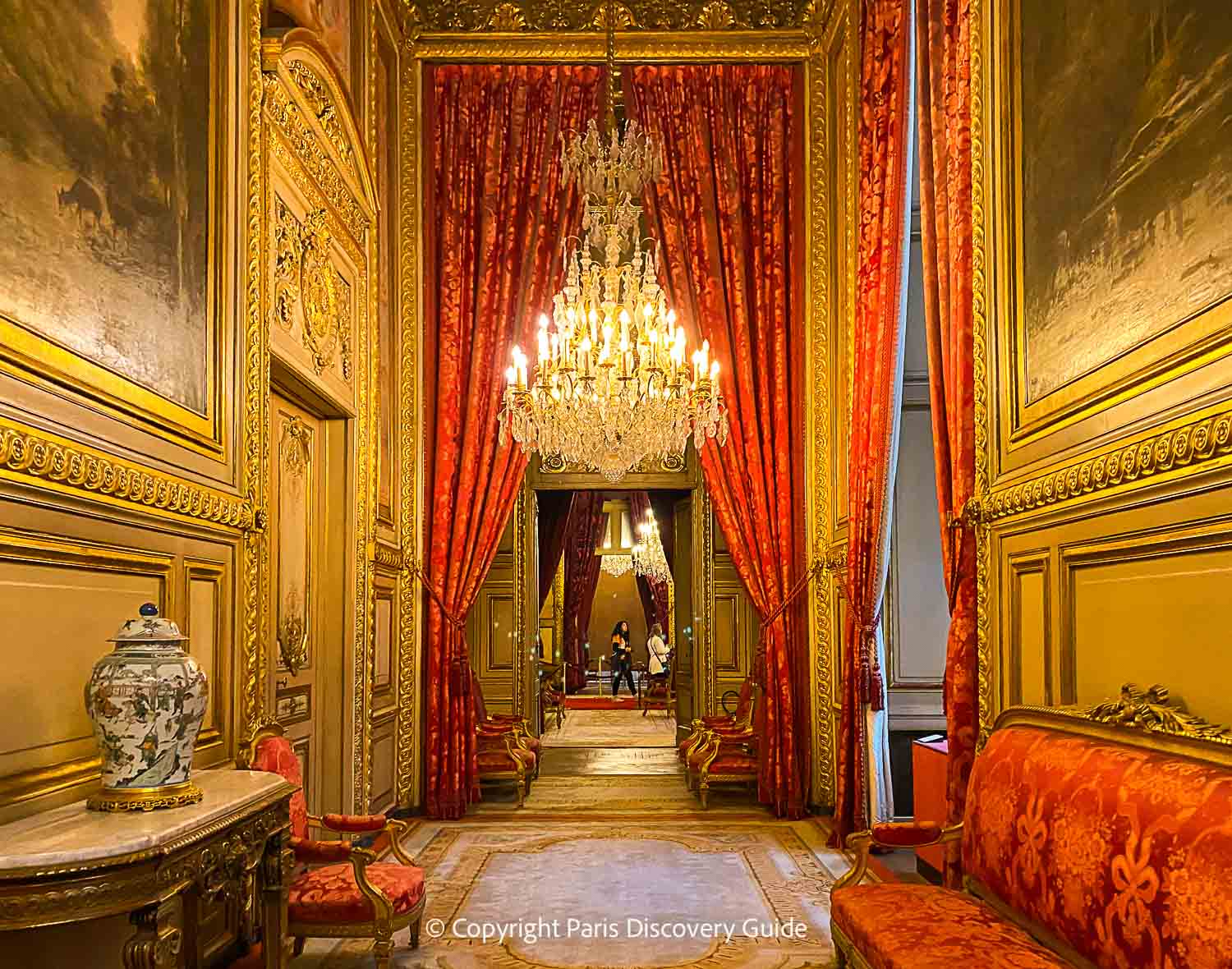 Napoleon III's sumptuous apartment at the Palais du Louvre
