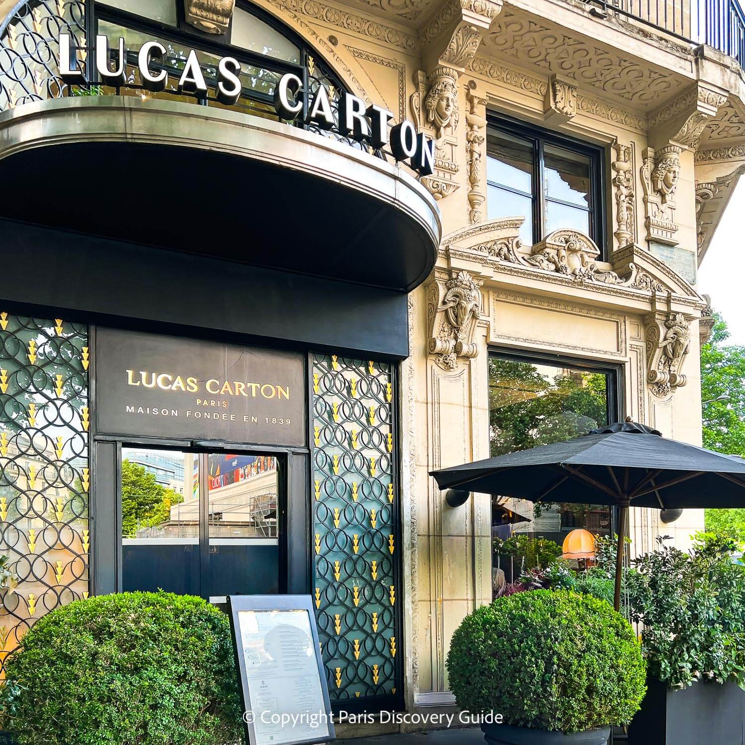 Lucas Carton, at Place de la Madeleine