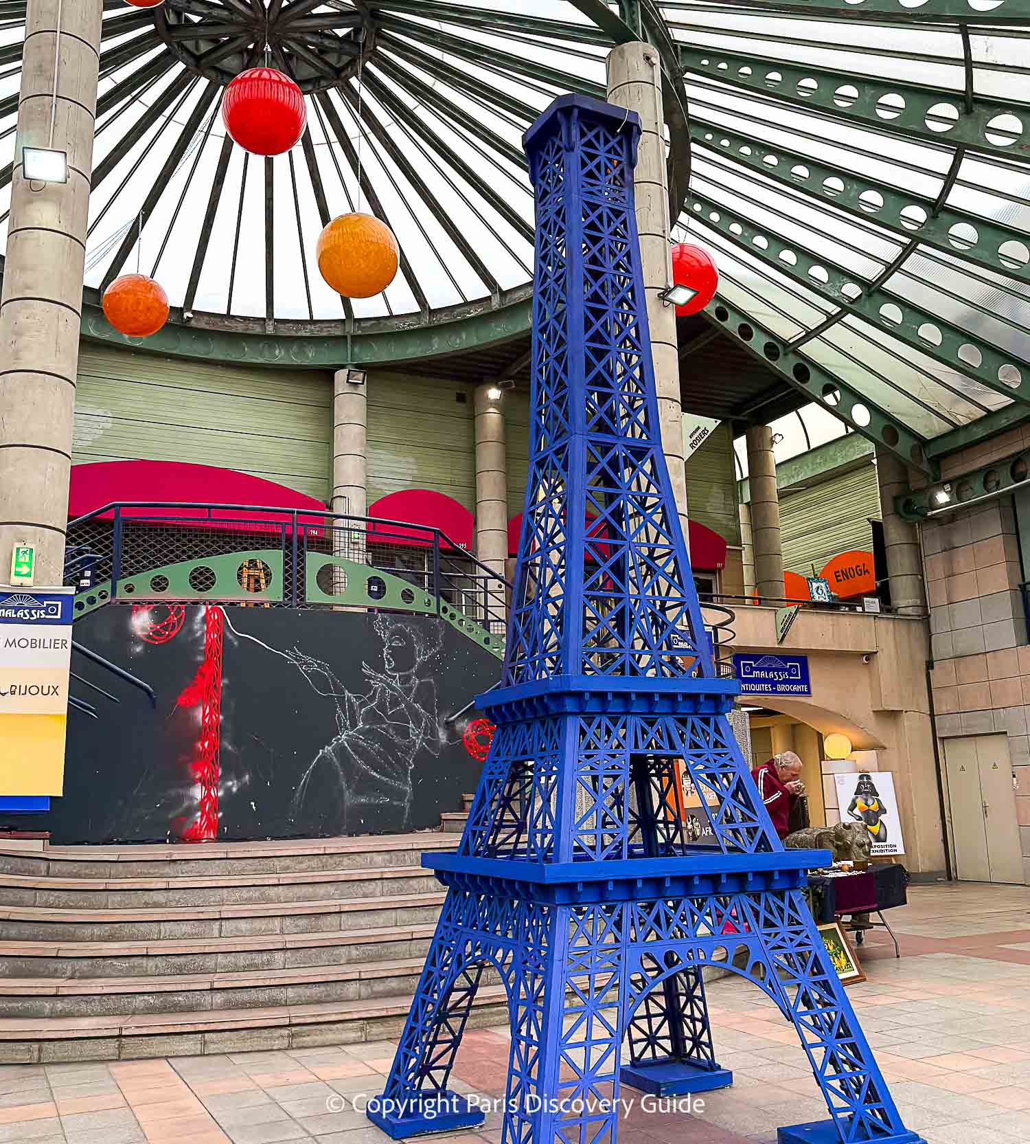 The eye-catching entrance to Marché Malassis