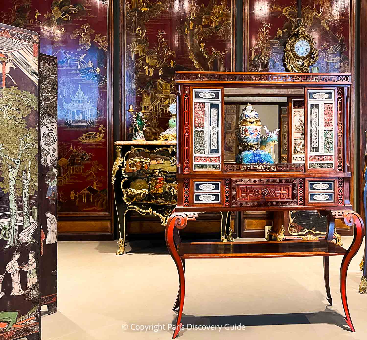 Elaborate 18th century furnishings at Musée des Arts Décoratifs 