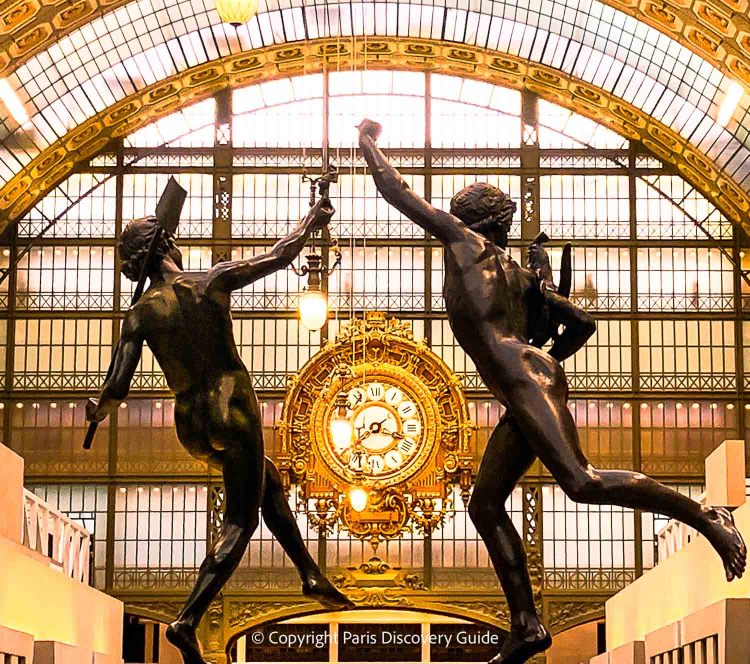 The Orsay's golden clock designed by Victor Laloux