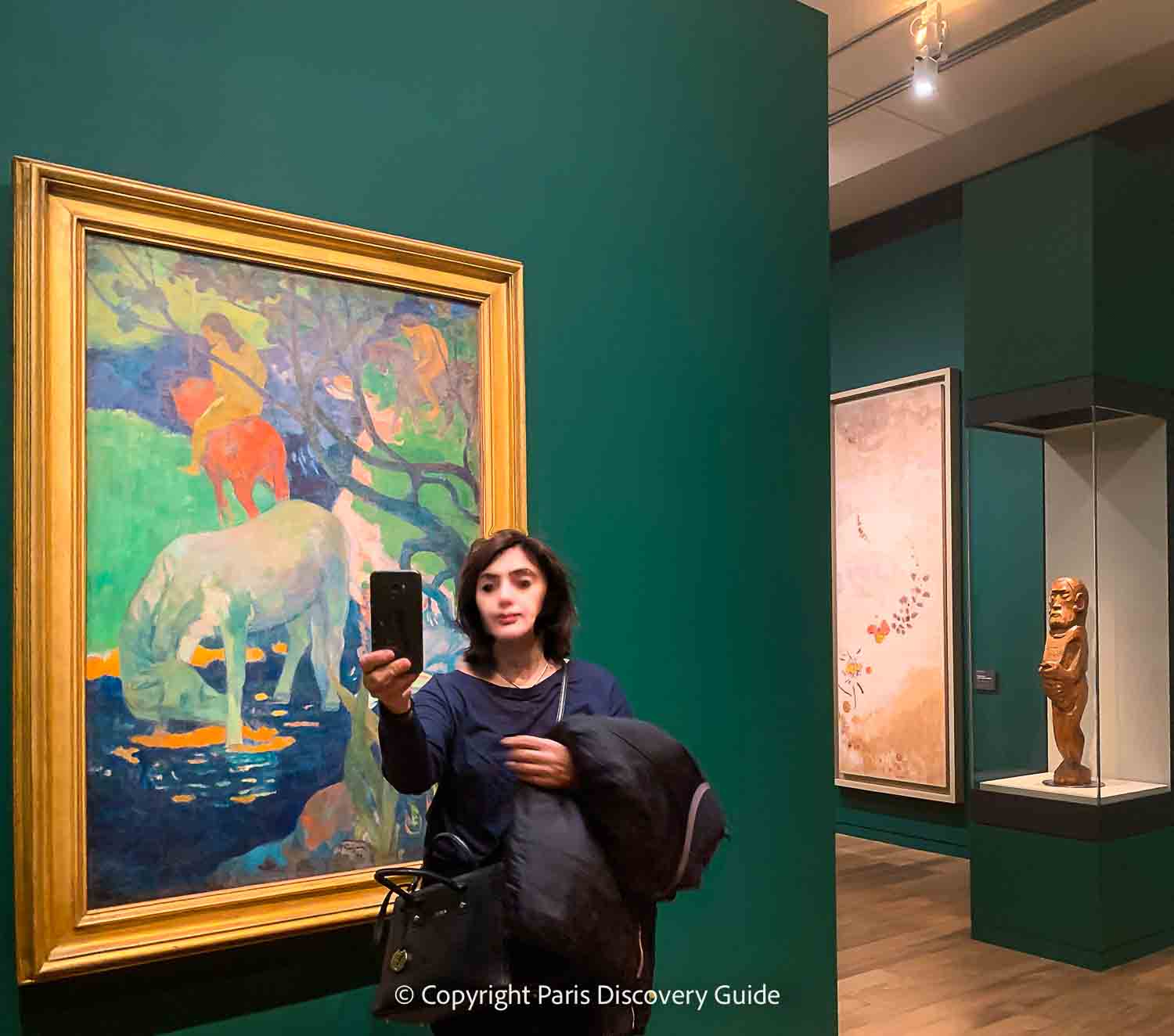 The White Horse by Paul Gauguin, painted in 1898