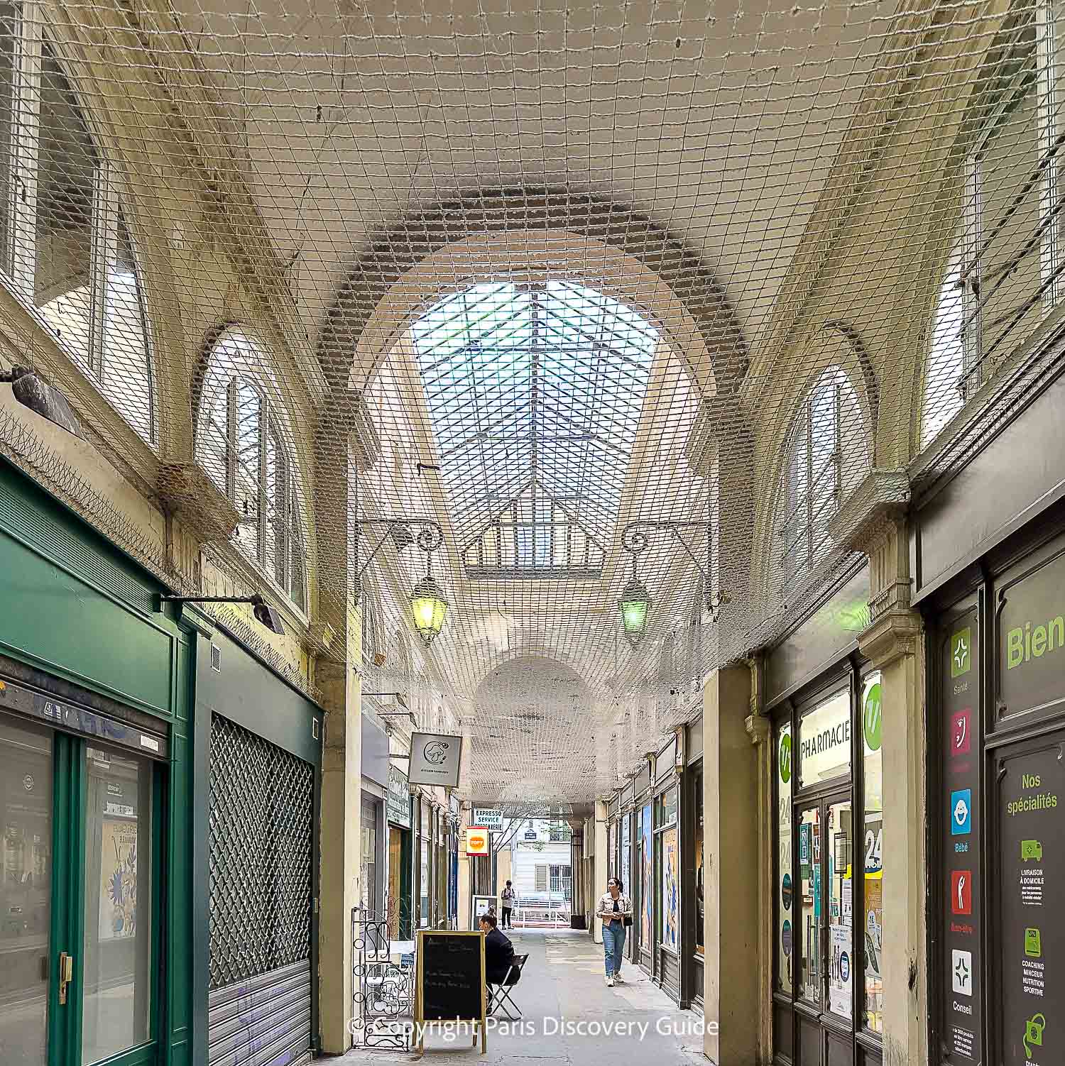Entrance to Passage Vendome - Look closely, and you can see some the graffiti inside