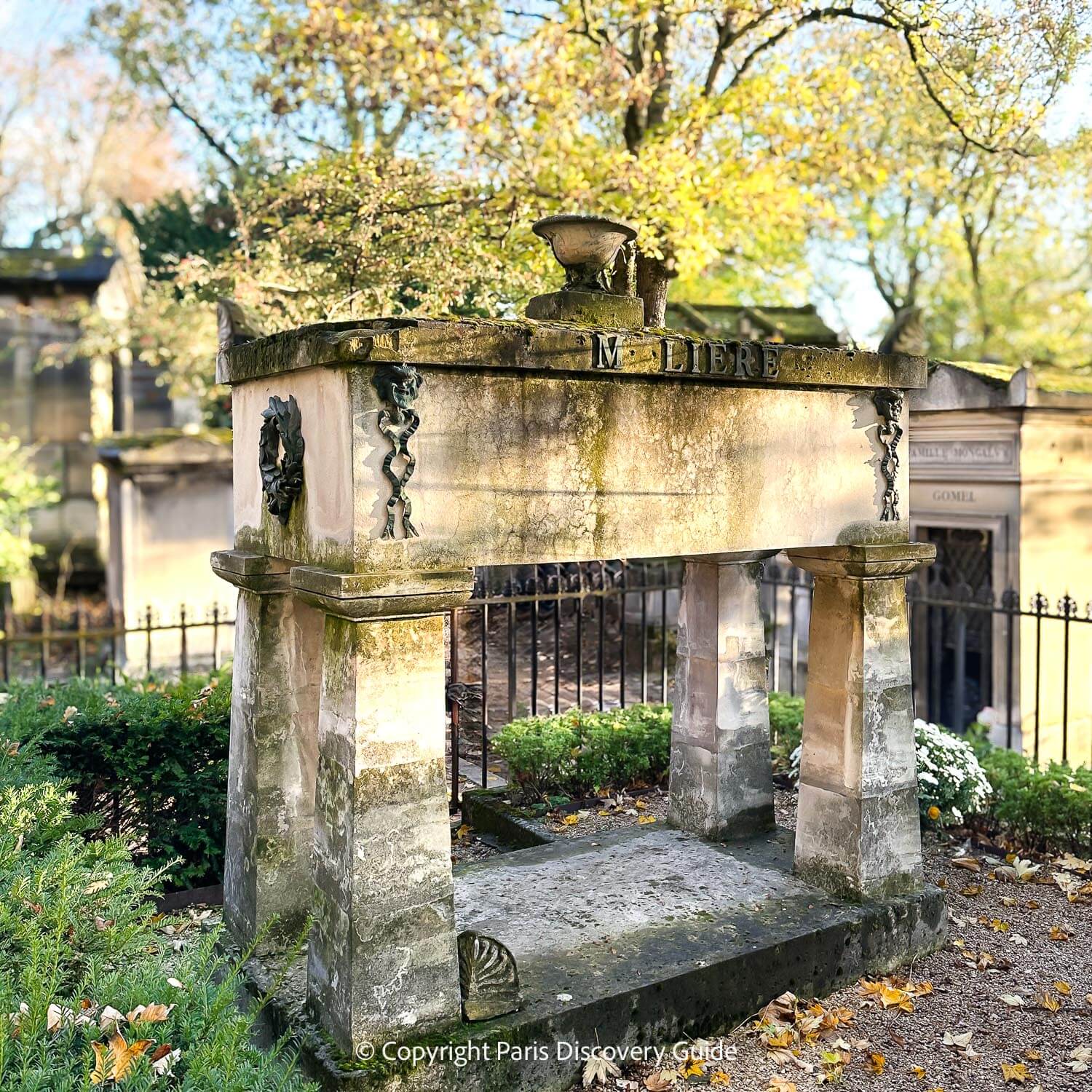 Sculpture on tomb of Alexandre Falguiere