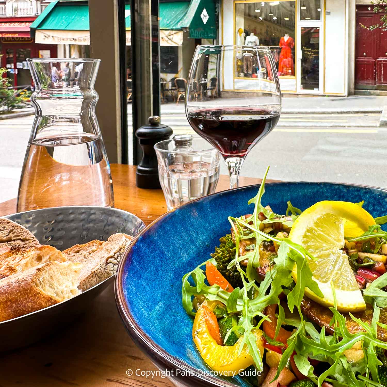 Lunch at Café Marguerite on Rue des Martyrs, Paris 9
