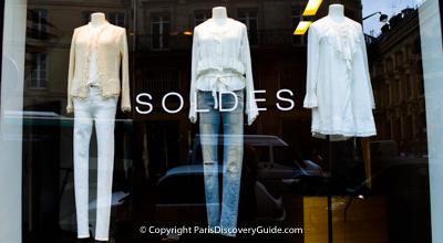 Winter sales in Paris - where to find them