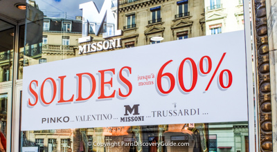 Summer sales in Paris - where to find them Summer sales in Paris - where to find them