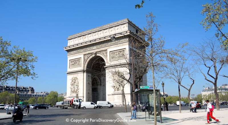 Arc de Triomphe, on Champs Elysées in the 8th Arrondissement 