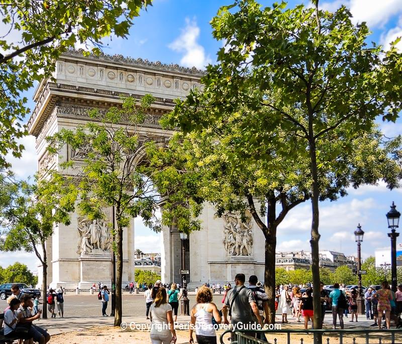 Arc de Triomphe, near the Splendid Etoile Hotel