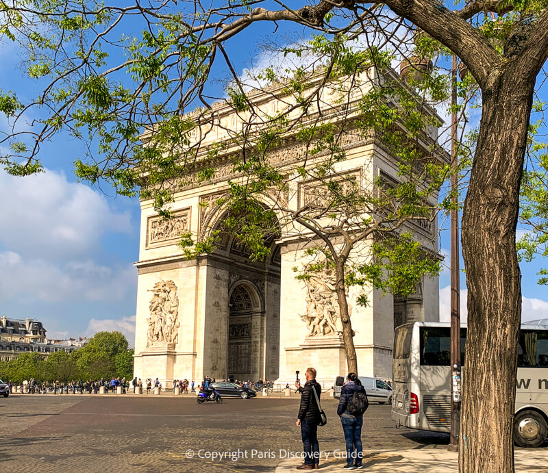 Arc de Triomphe near Hotel Royal Elysees