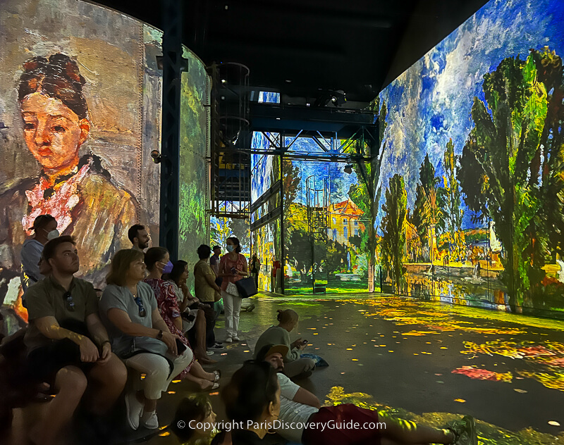 Cezanne show at Atelier des Lumieres