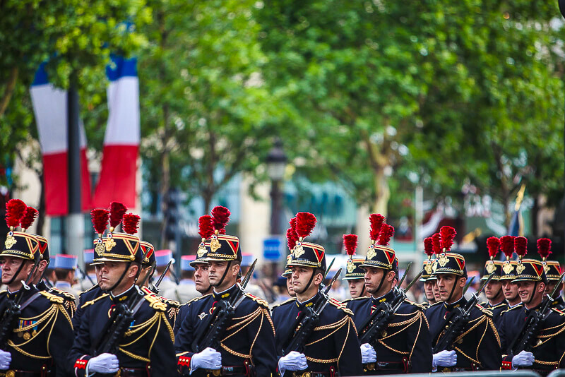 Bastille Day Parade - Photo credit: Sharat Ganapati, Creative Commons license