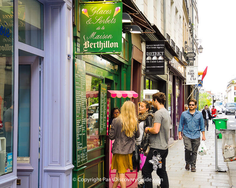 Berthillon in Île Saint Louis Berthillon in Île Saint Louis