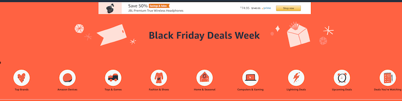 Black Friday sale at Amazon Black Friday sale at Amazon