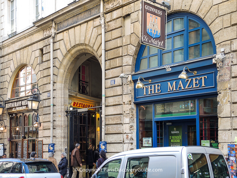 Maison Brémond (Epicerie Fine) and Relais Odeon in Cour du Commerce Saint-André