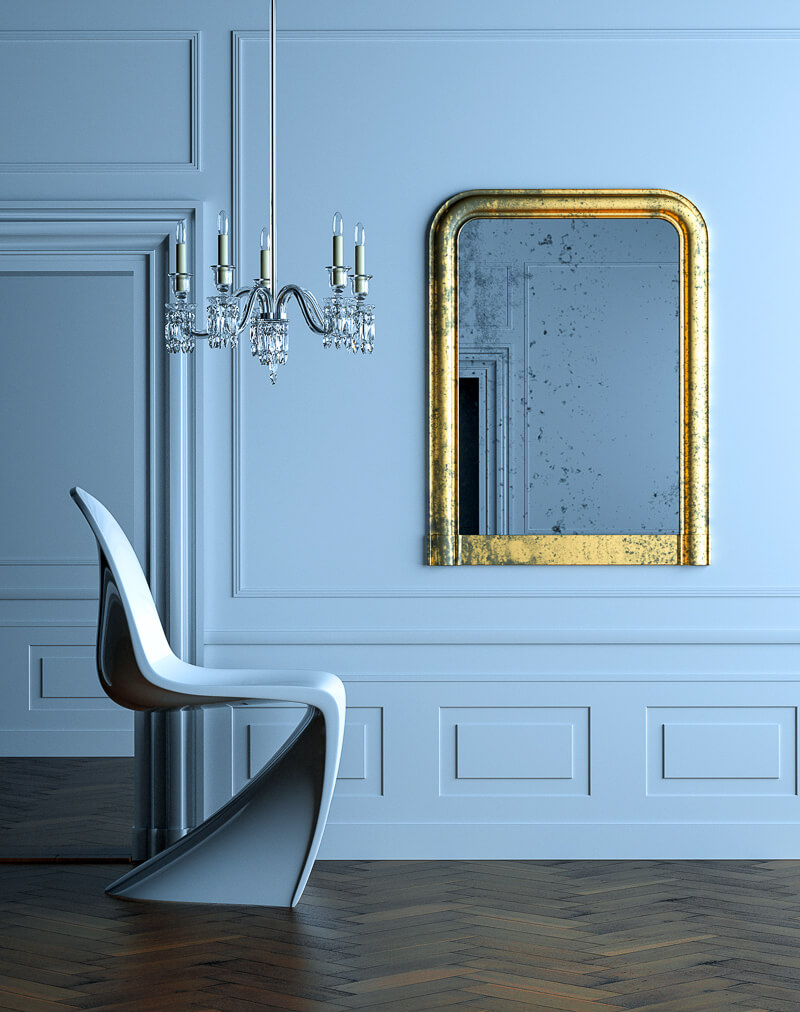 Modern interior in a classical Haussmannian-style apartment in Paris - Photo credit: iStock.com/BertrandB 