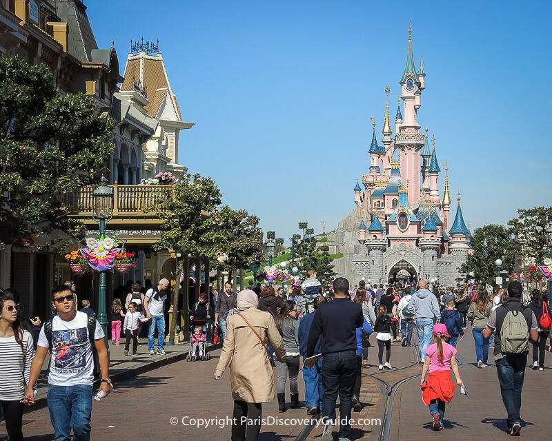 Disneyland Paris in mid-April