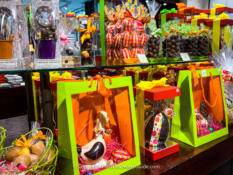 Paris, France- January 12, 2019 : A La Mere De Famille Is The Oldest  Chocolate Shop In Paris. The Store First Opened In 1761 At Faubourg  Montmartre Street. Stock Photo, Picture and