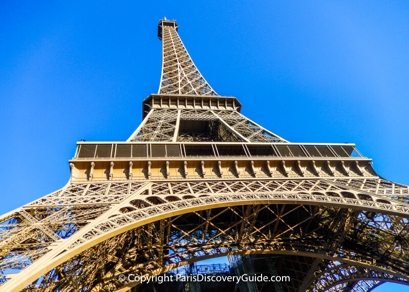 Eiffel Tower in Paris - 3 platforms
