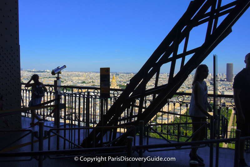 Eiffel Tower second level viewing platform Eiffel Tower second level viewing platform