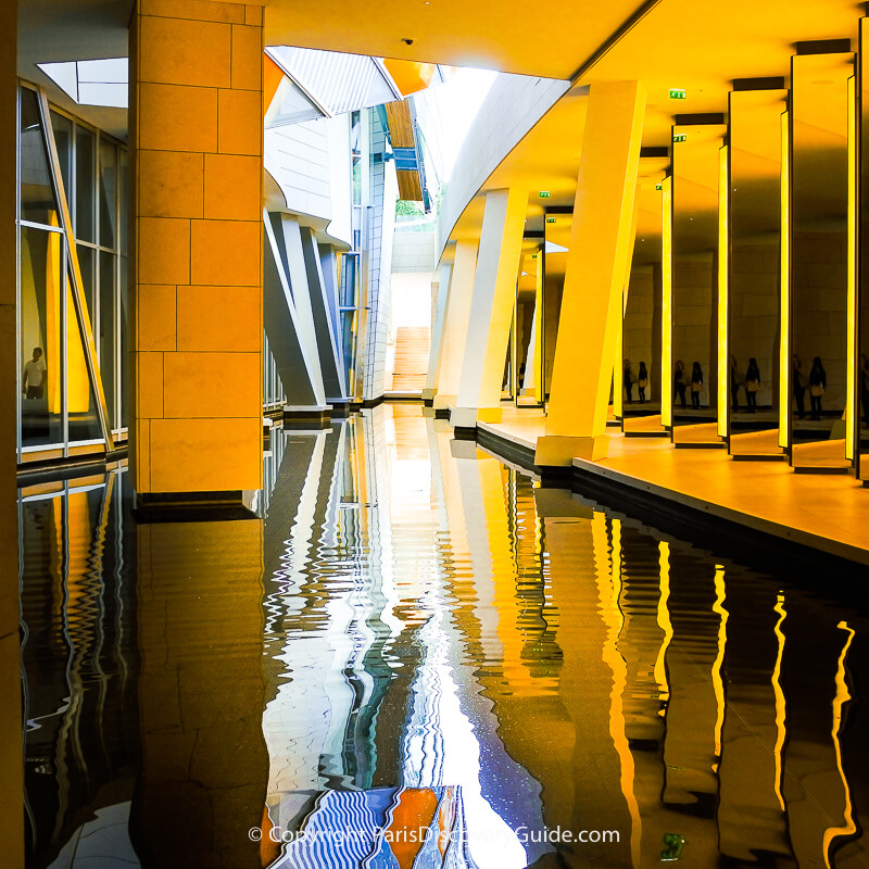 Daniel Buren colours sails of Gehry's Fondation Louis Vuitton