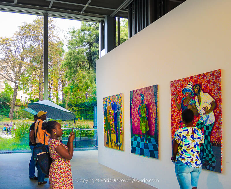 Exhibition of contemporary Congolese artists at Fondation Cartier