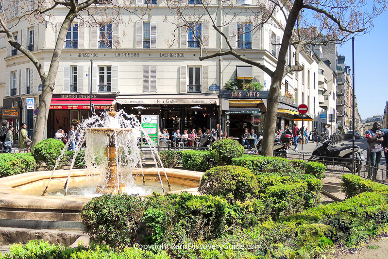 Place Contrescarpe in Paris's Latin Quarter Place Contrescarpe in Paris's Latin Quarter