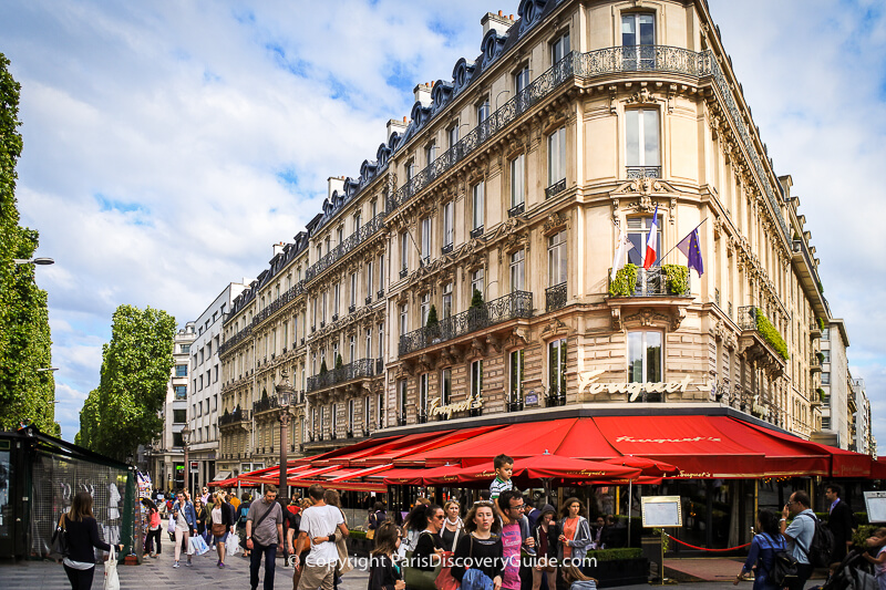 Fouquet's Brasserie and Hotel on Champs Elysees