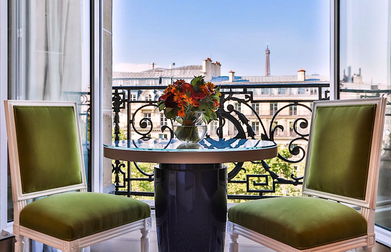 View from a guest room at Fraser Suites Le Claridge View from a guest room at Fraser Suites Le Claridge