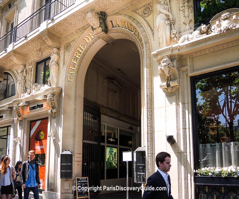 Galerie de la Madeleine, a 19th century covered passage near Royal Madeleine Hotel