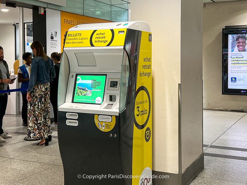 Grandes Lignes ticket machine Grandes Lignes ticket machine