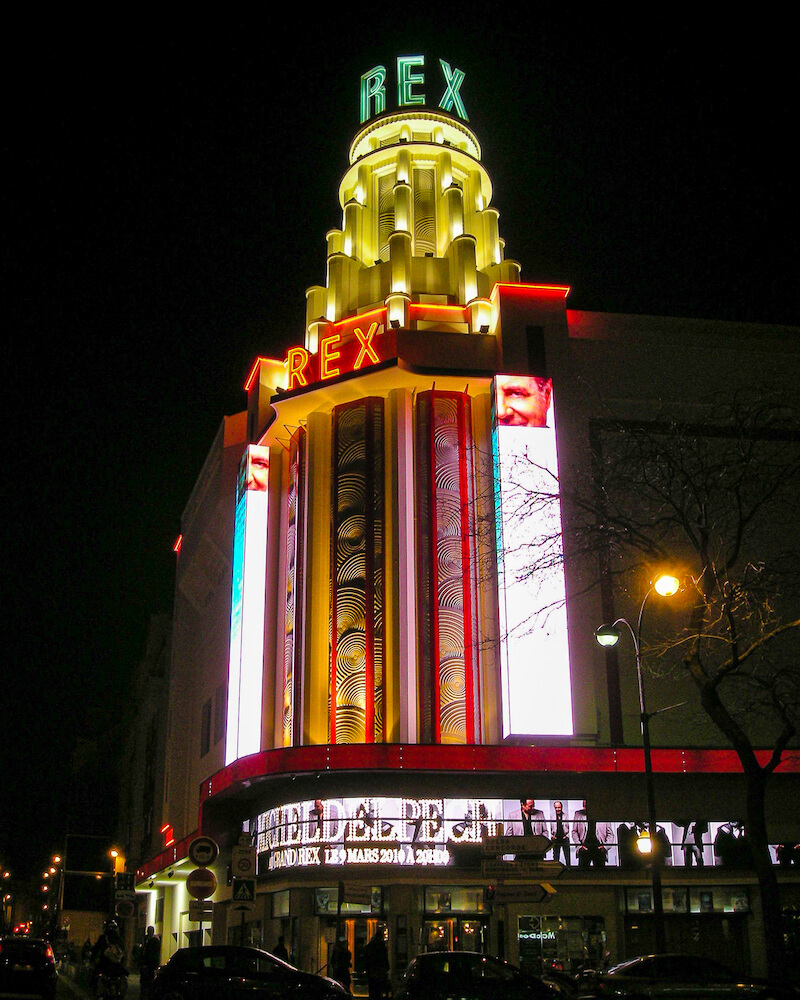 Le Grand Rex in the 2nd arrondissement Le Grand Rex in the 2nd arrondissement