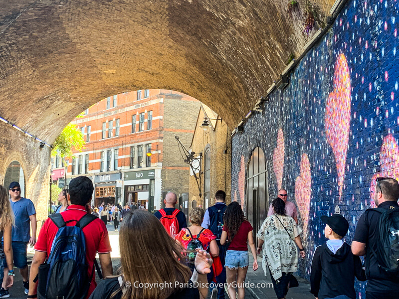 Tunnel on the way to London's Borough Market