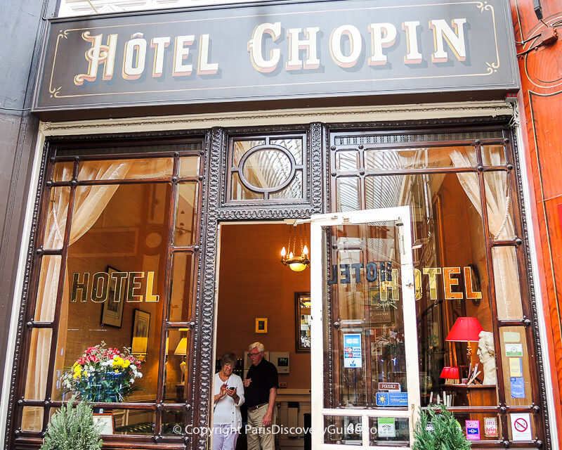 Entrance to Hotel Chopin